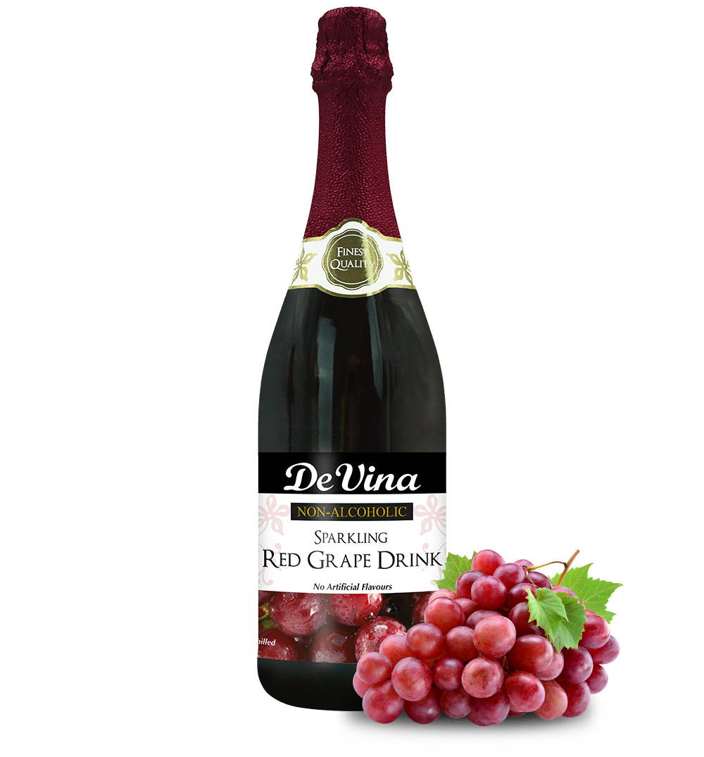 DeViva non-alcoholic Sparkling Red Grape Juice 75cl